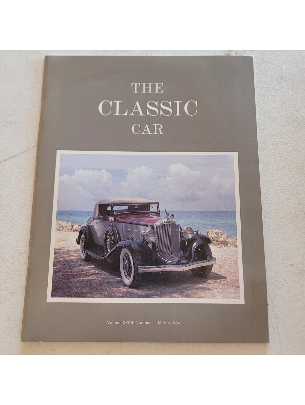 The Classic Car Magazine March 1984 CCCA Vol XXXII No 1 Vintage Club Issue